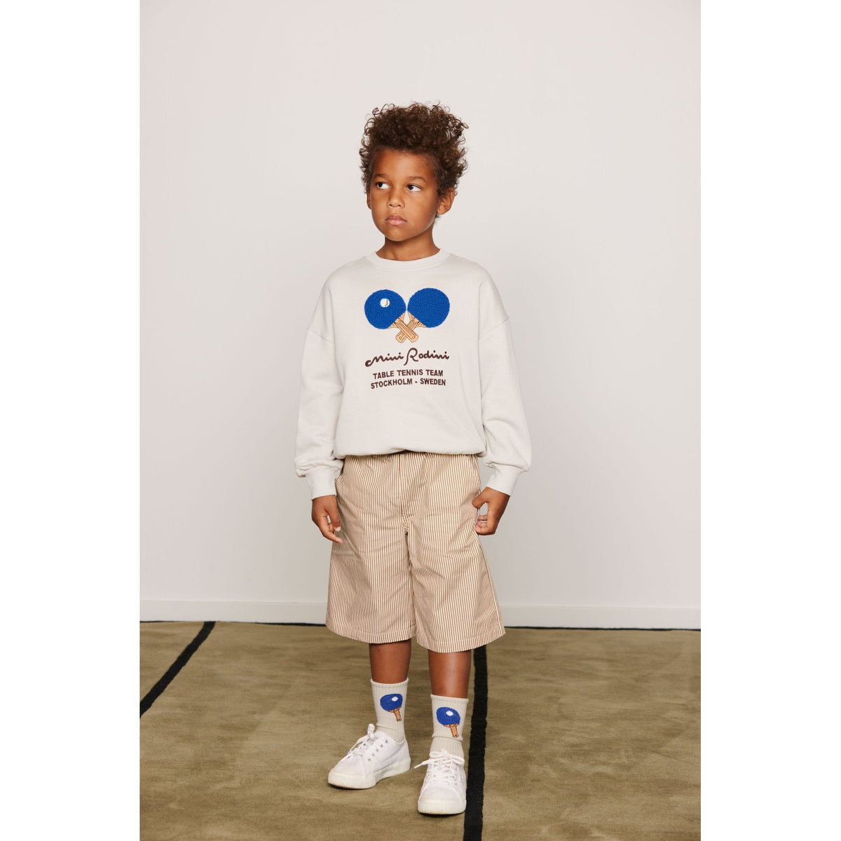 Table Tennis Chenille Sweatshirt - Grey