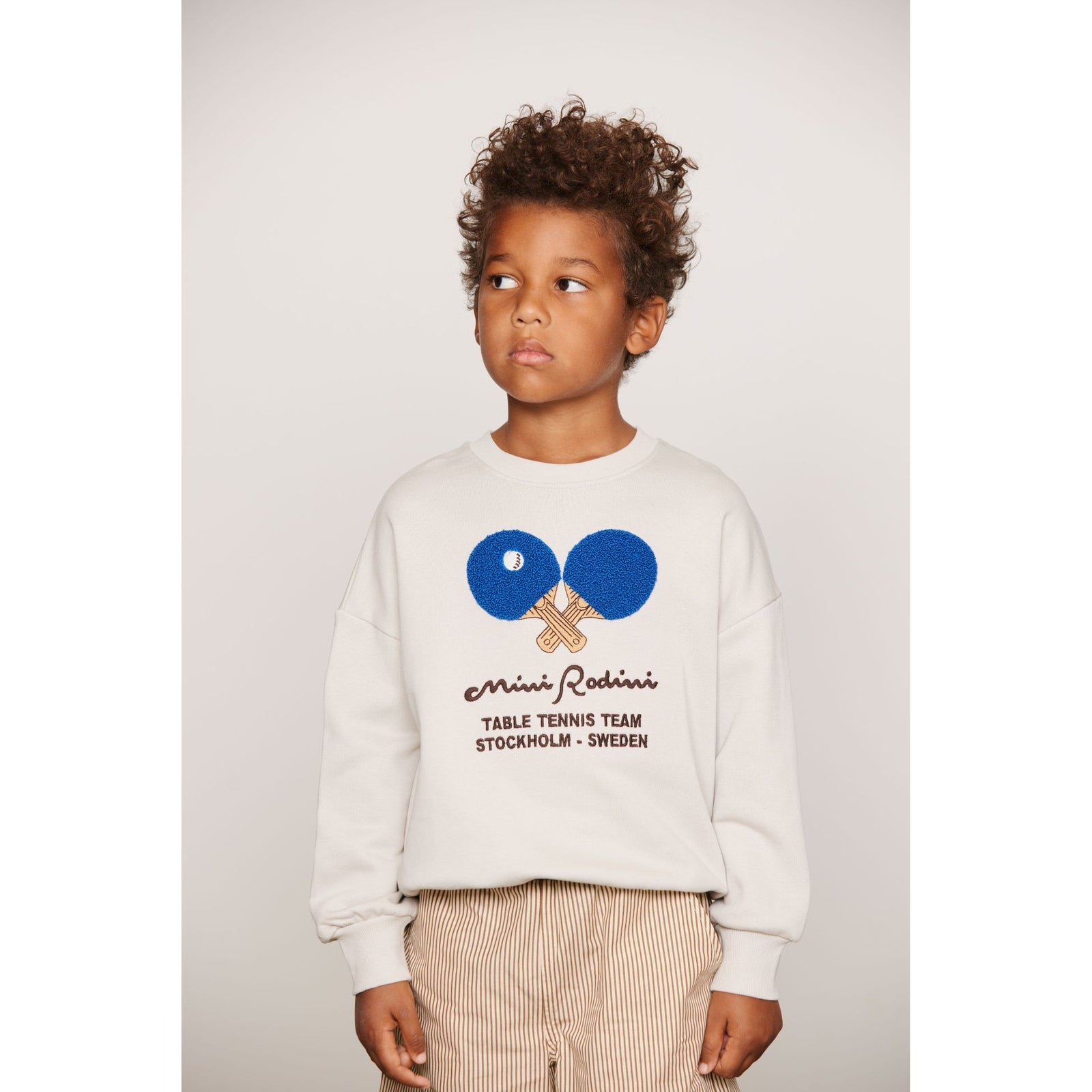Table Tennis Chenille Sweatshirt - Grey