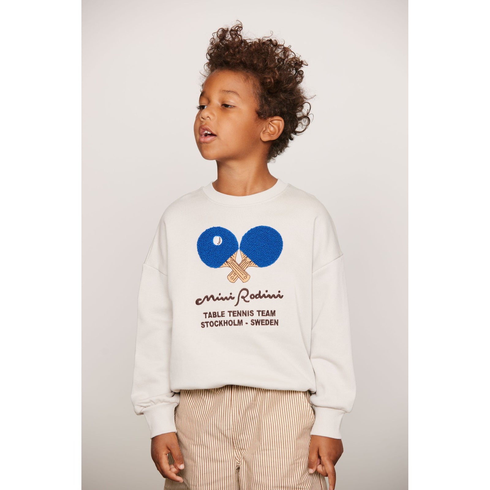 Table Tennis Chenille Sweatshirt - Grey