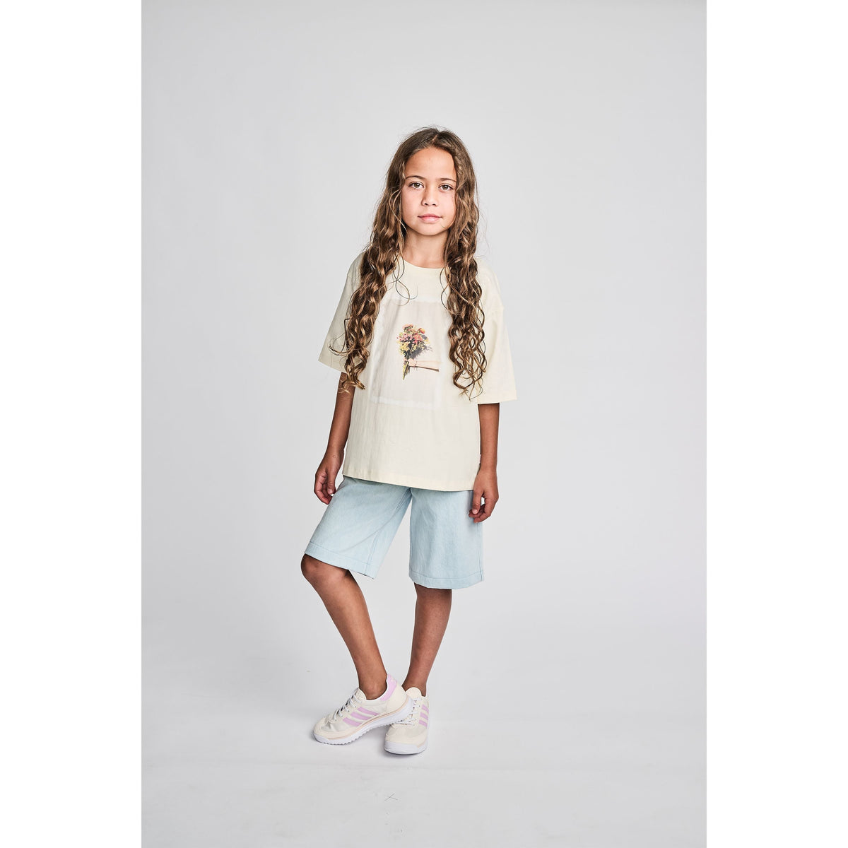Pony Bow Tee - Lemon
