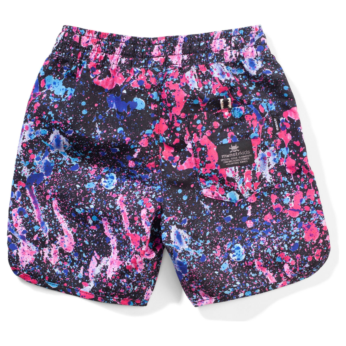 Crazykid Bshort - Black Splatter