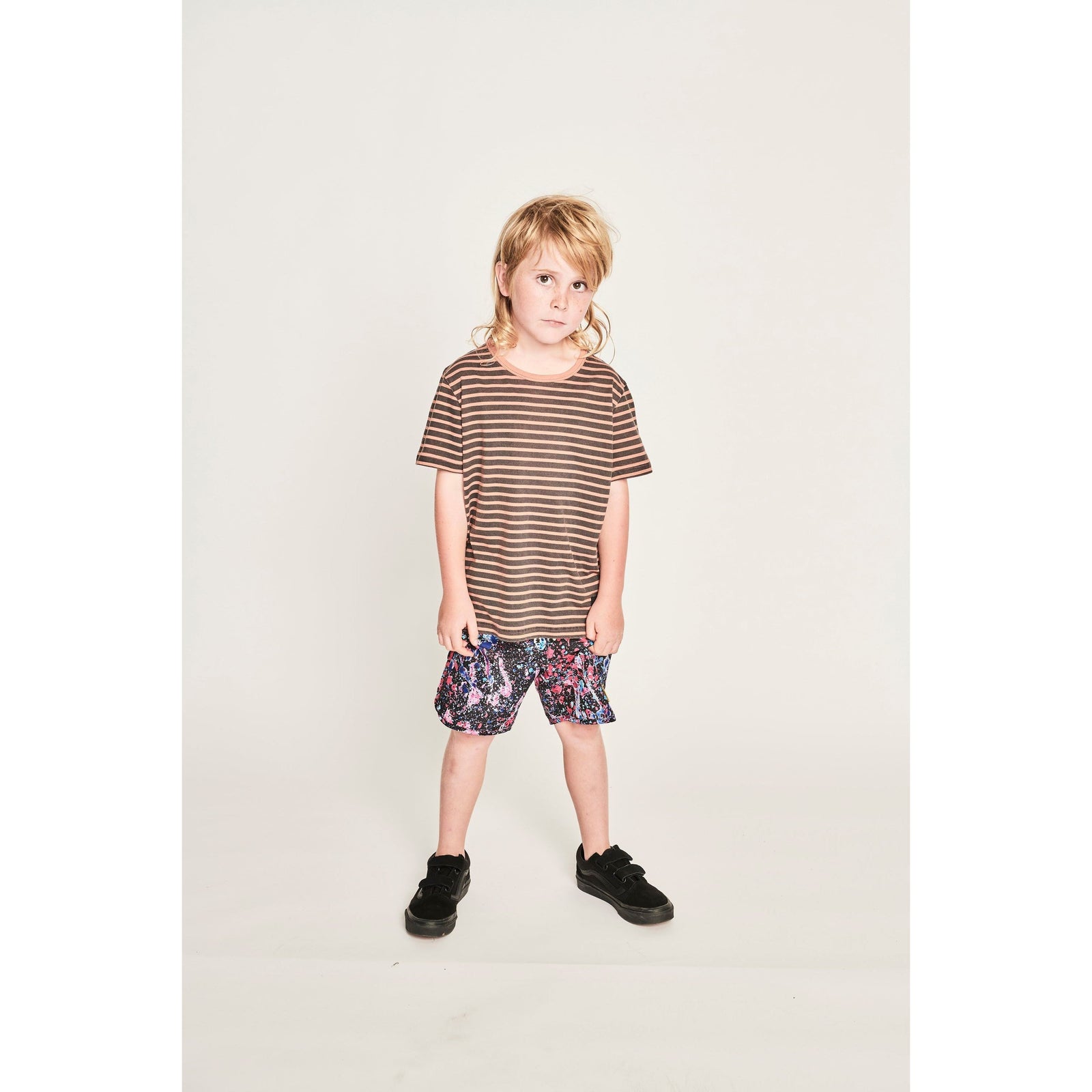 Crazykid Bshort - Black Splatter