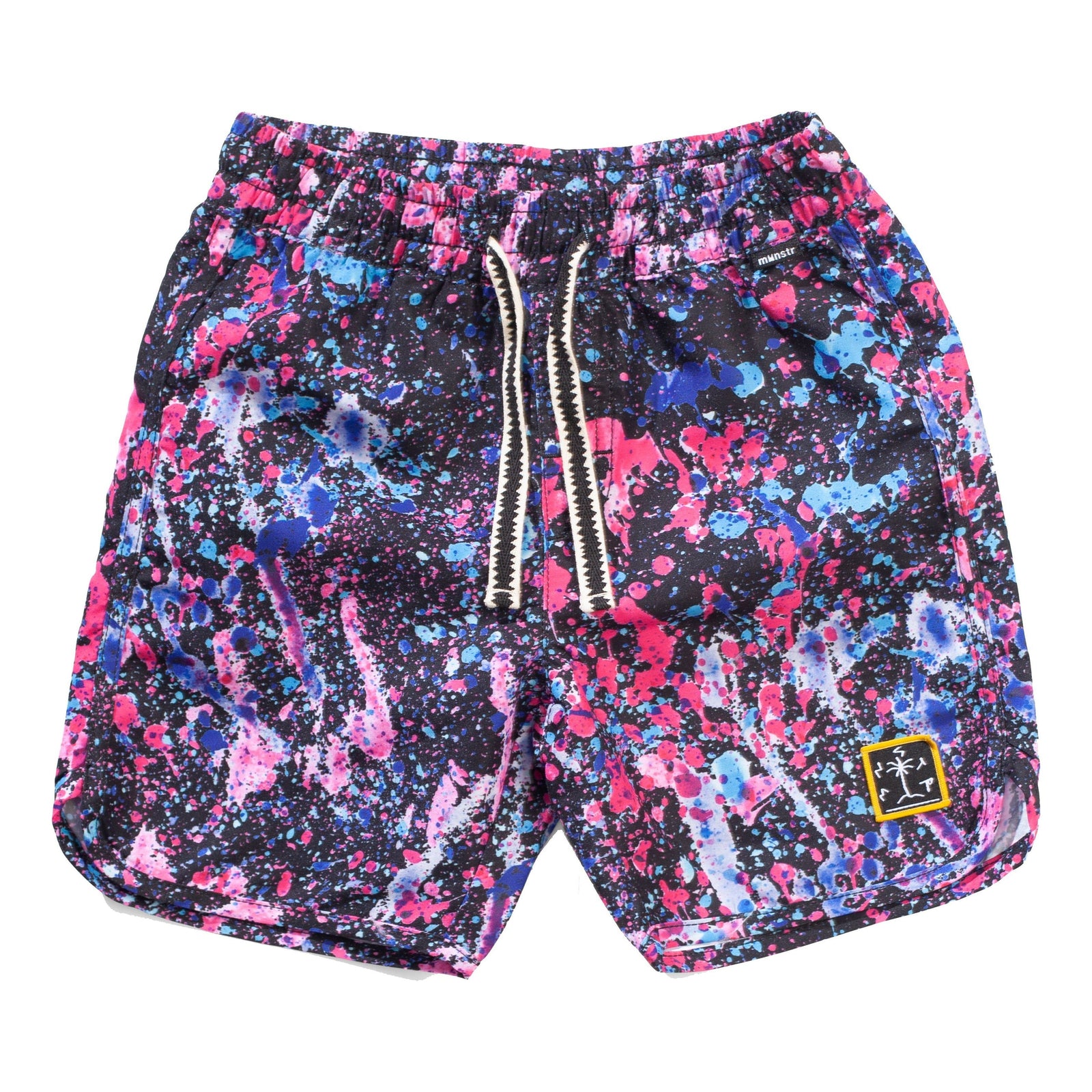 Crazykid Bshort - Black Splatter