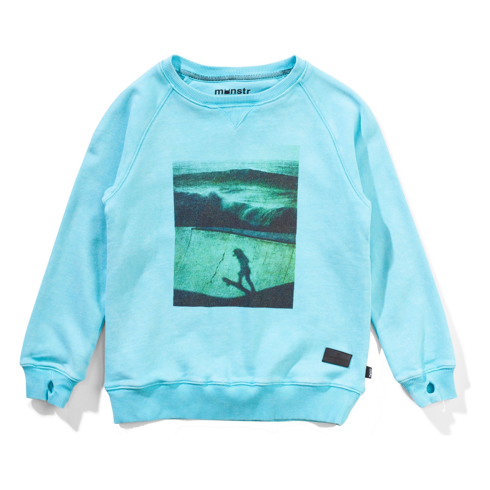 Concrete Waves Crew - Mineral Aqua Blue