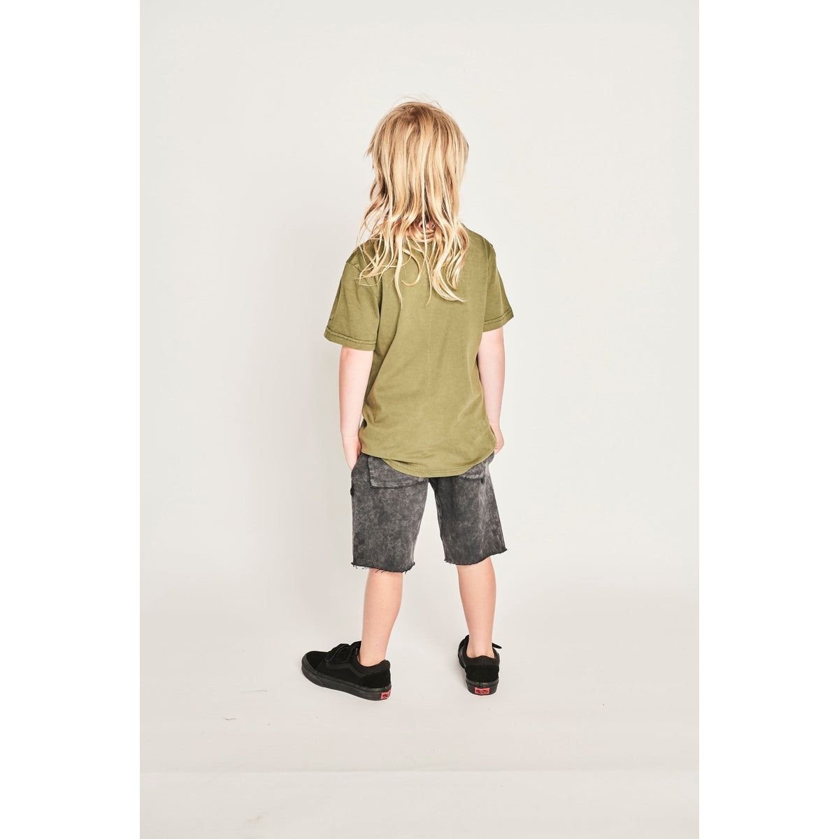 Pkt Check Ss Tee - Mineral Olivine