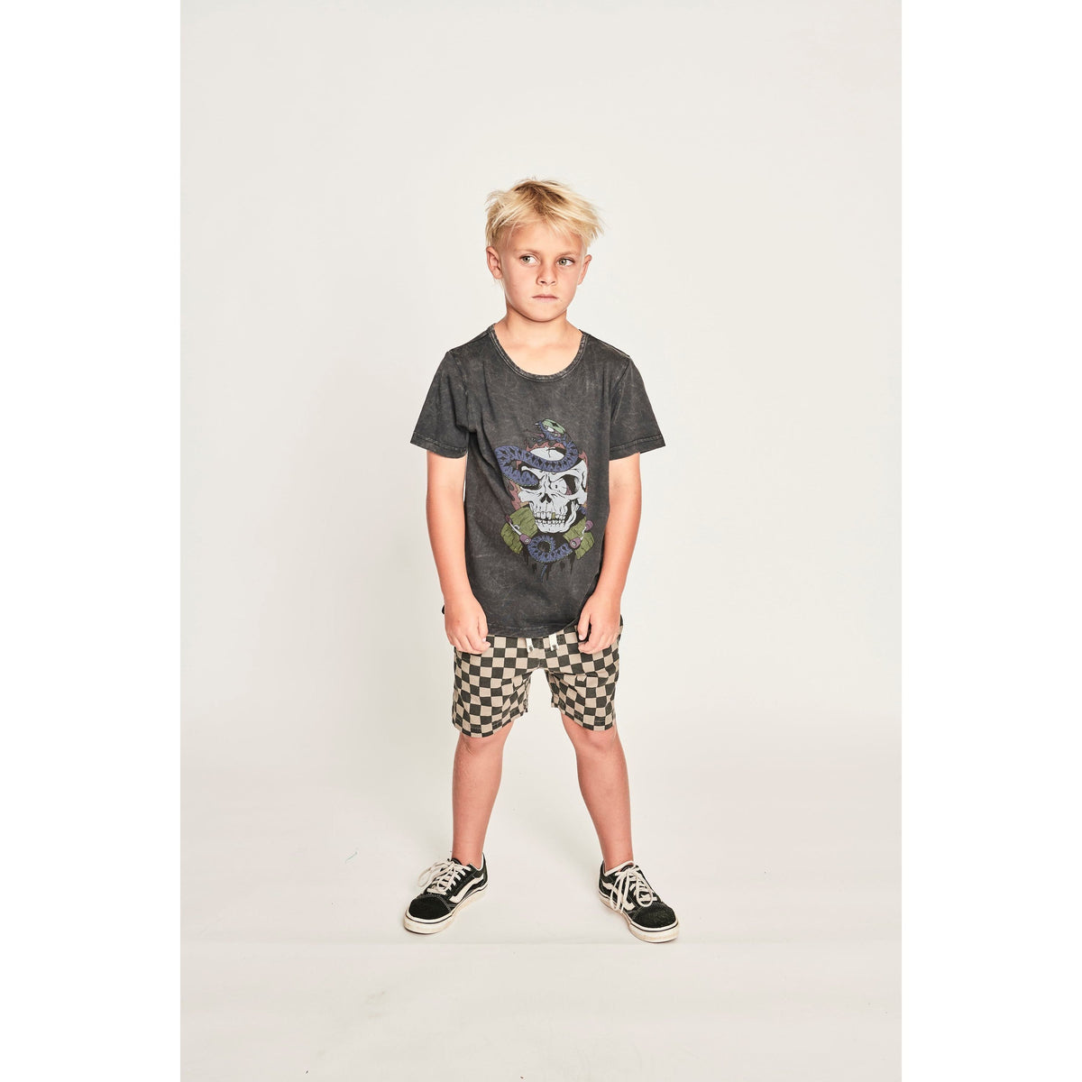 Sk8Nake Ss Tee - Mineral Black