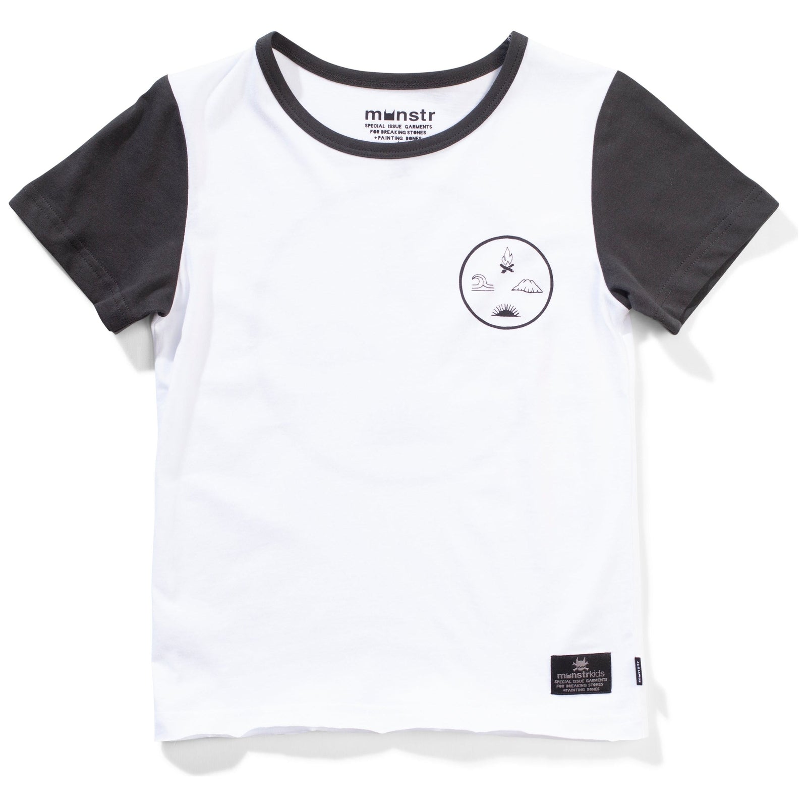 Sidewinder Ss Tee - White/Blk