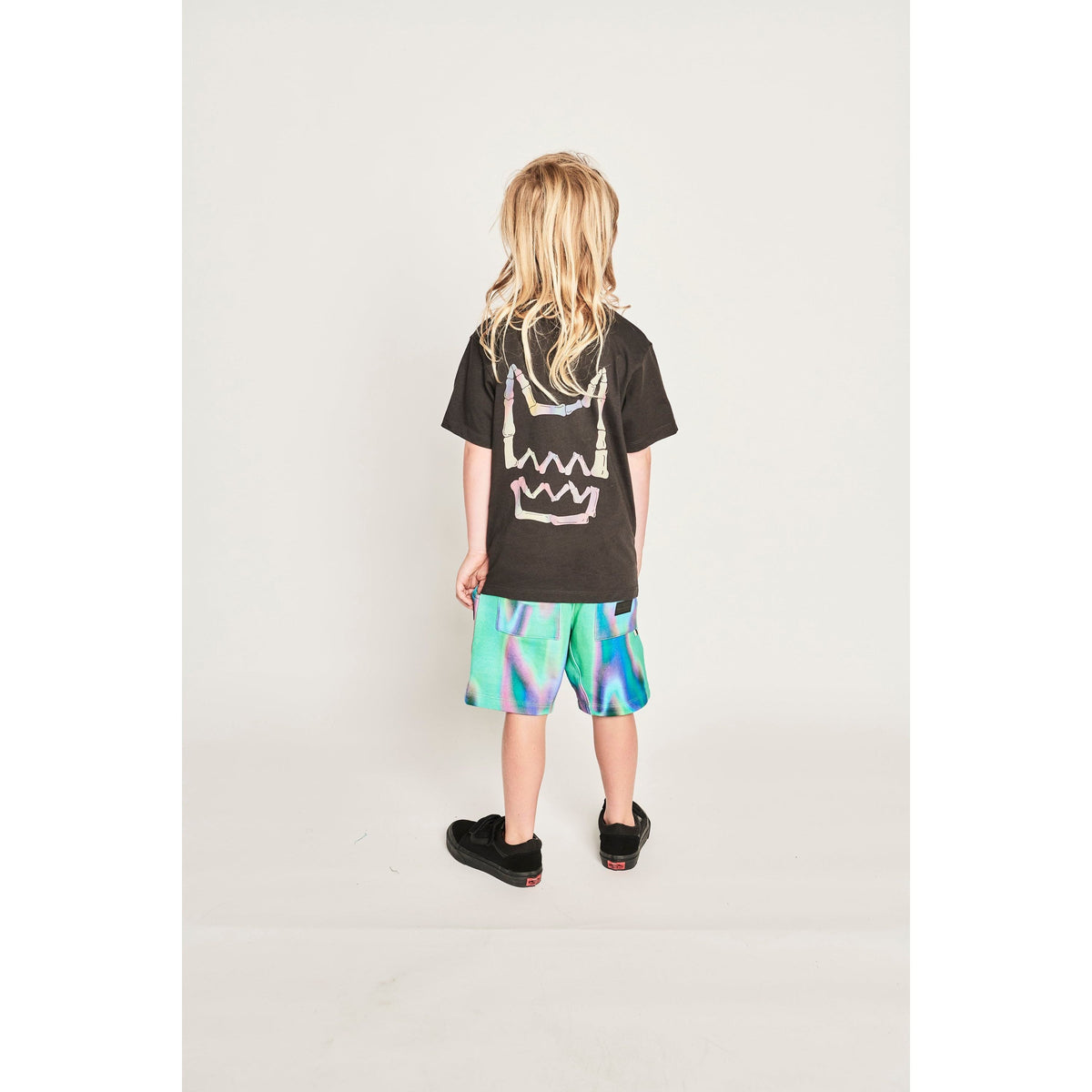 Glowteeth Ss Tee - Soft Black