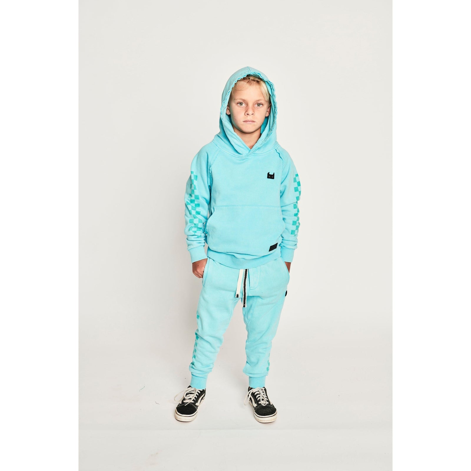 Sideflag Track Pant - Mineral Aqua