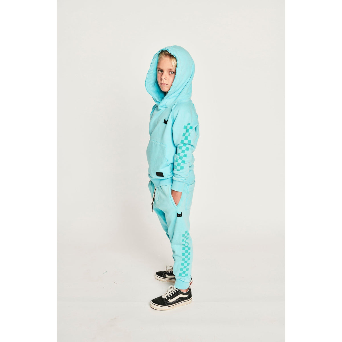 Sideflag Track Pant - Mineral Aqua