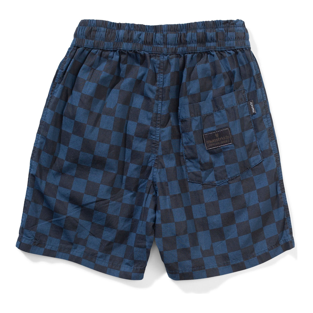 Flagged Wshort - Denim Check