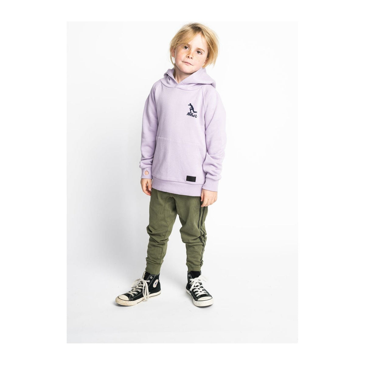 Chest High Hoody - Washed Lilac
