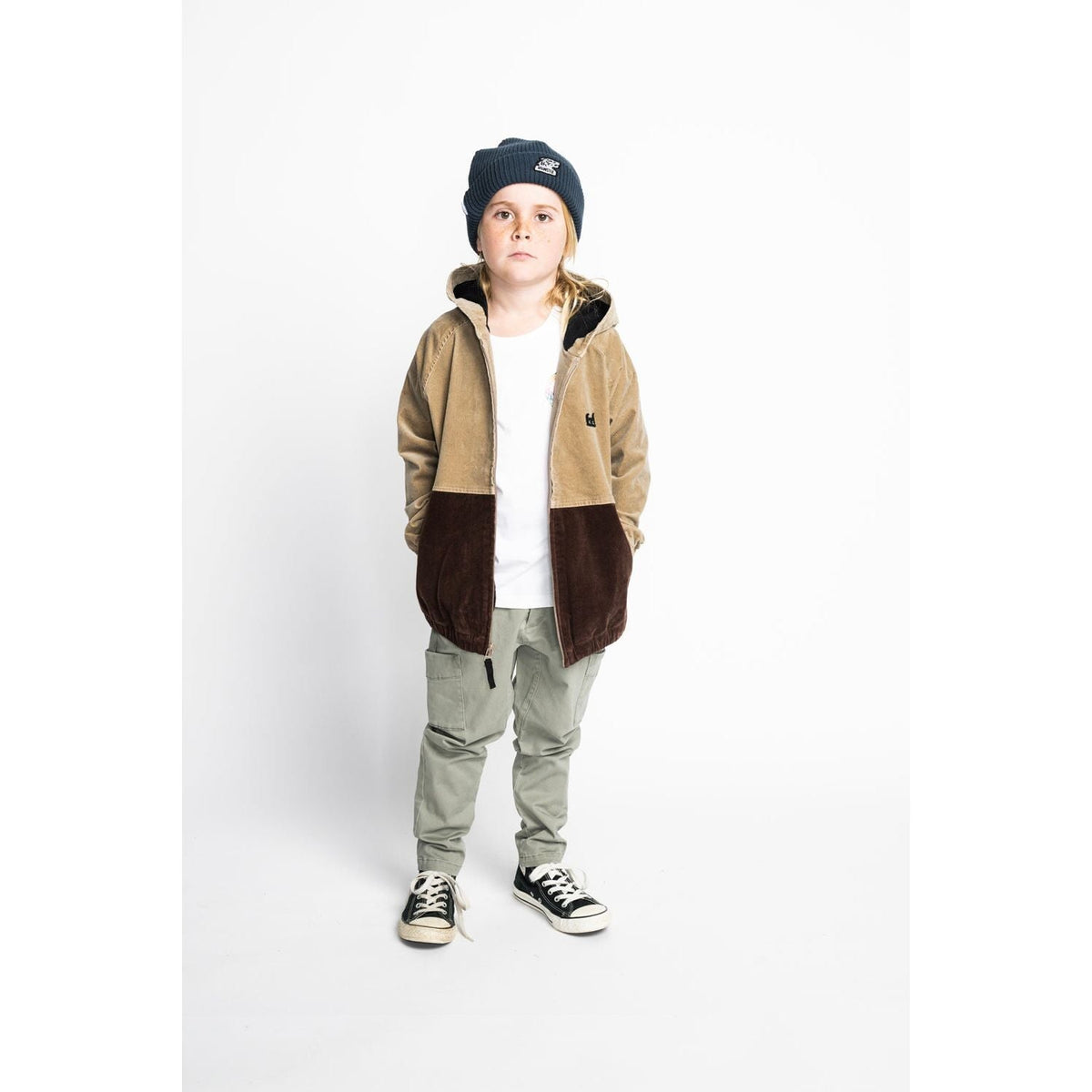 Mcord Jacket - Choc/ Sand