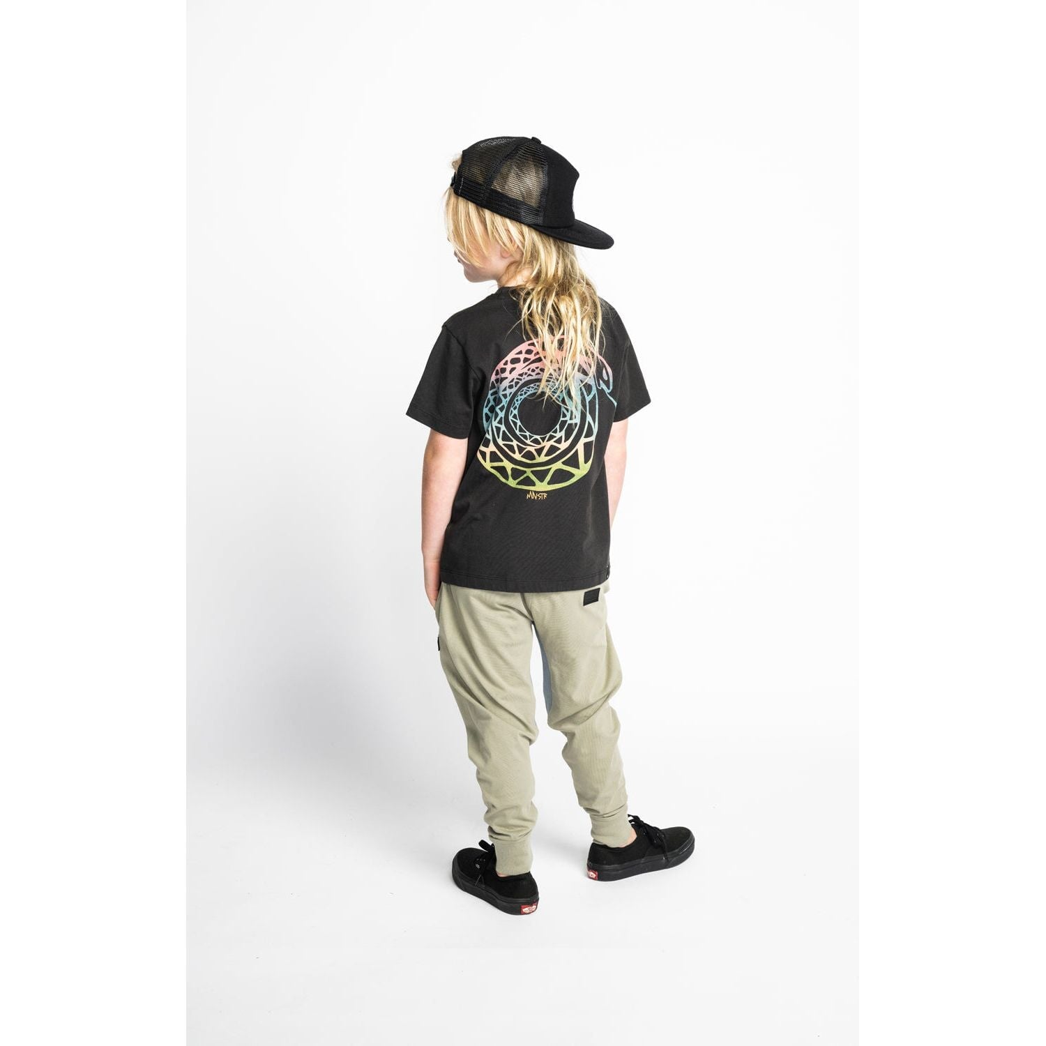 Ladder Ss Tee - Soft Black