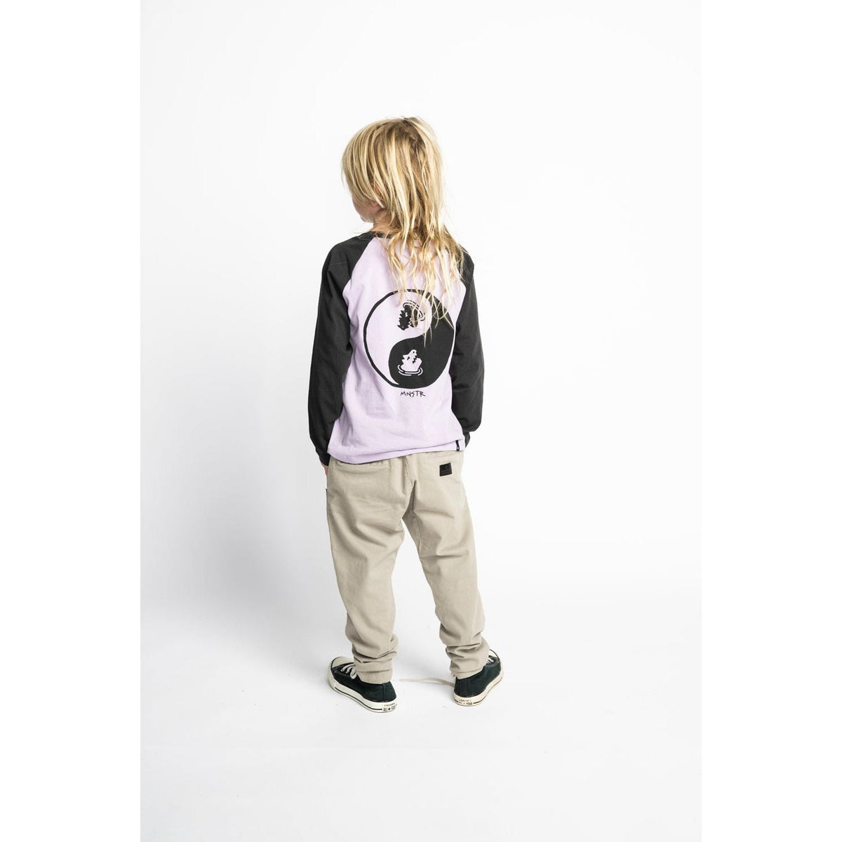 Deepshallow Ls Tee - Lilac/Black
