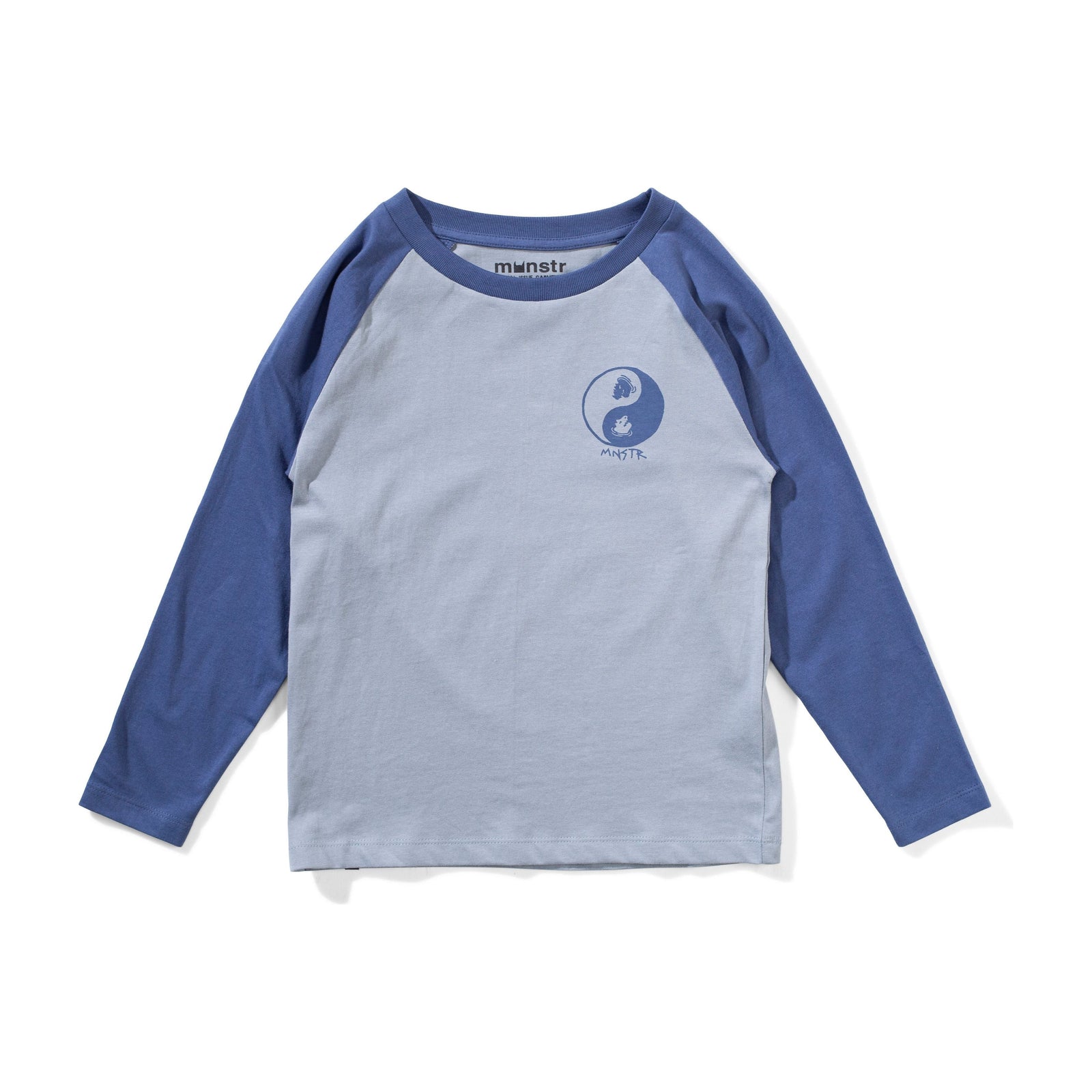 Deepshallow Ls Tee - Mid Blue