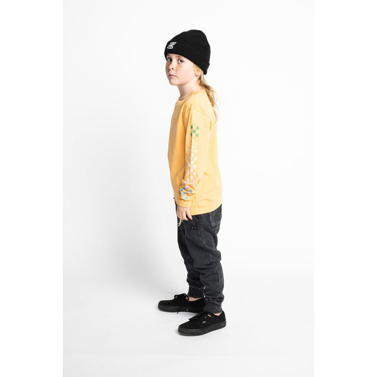 Sideflag Ls Tee - Peach