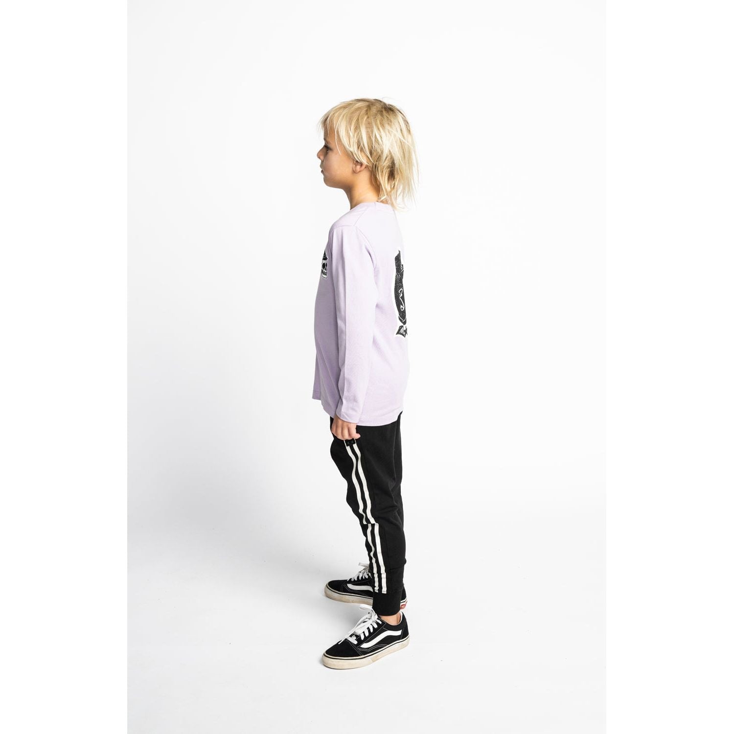 Grinner Ls Tee - Lilac