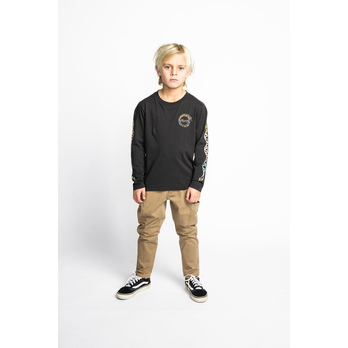 Glowchomp Ls Tee - Soft Black