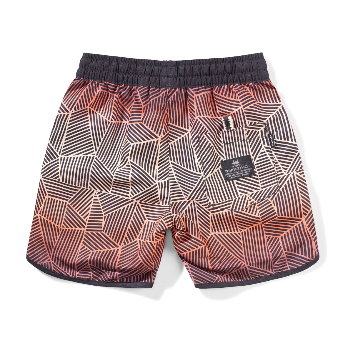 Wavebuoys Bshort - Peach Stripe