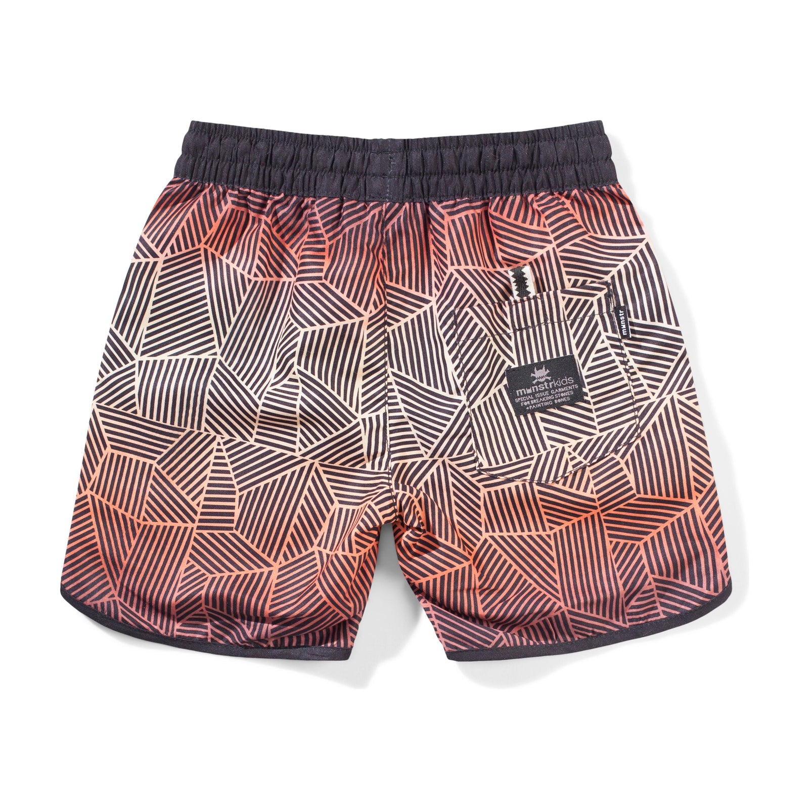 Wavebuoys Bshort - Peach Stripe