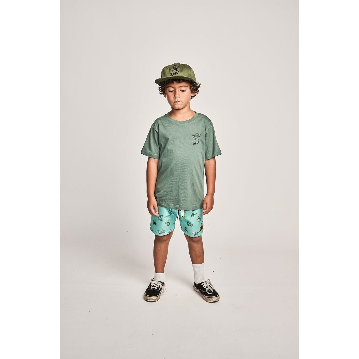 Lightning Bshort - Olivine/Mint