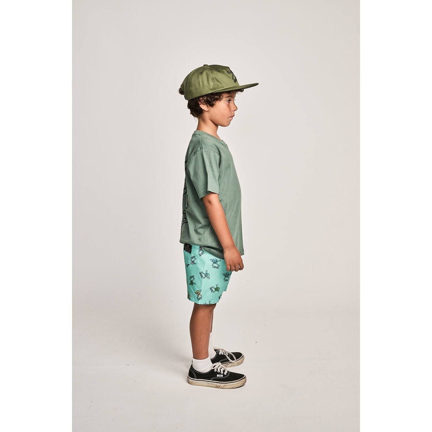 Lightning Bshort - Olivine/Mint