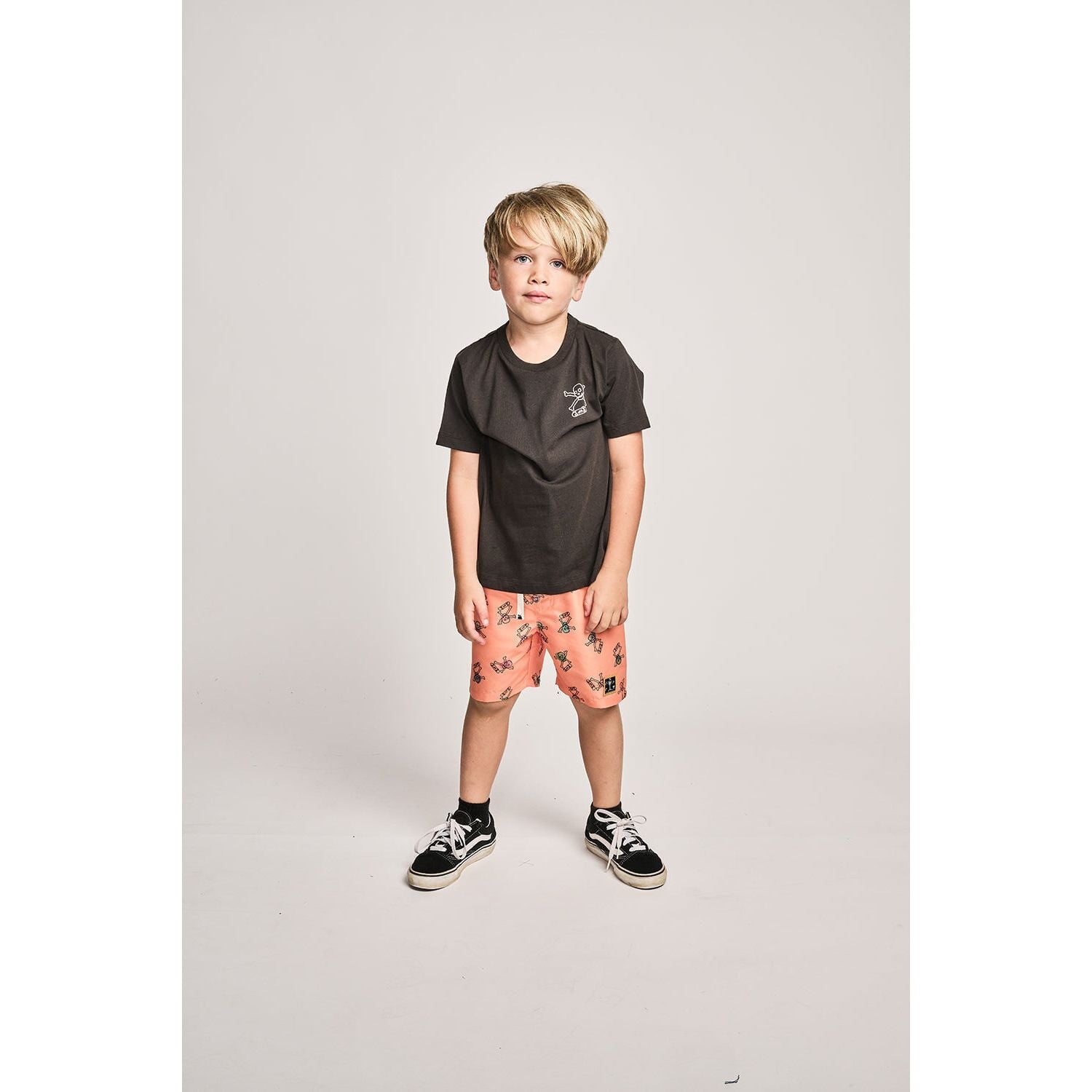 Lightning Bshort - Black/Peach