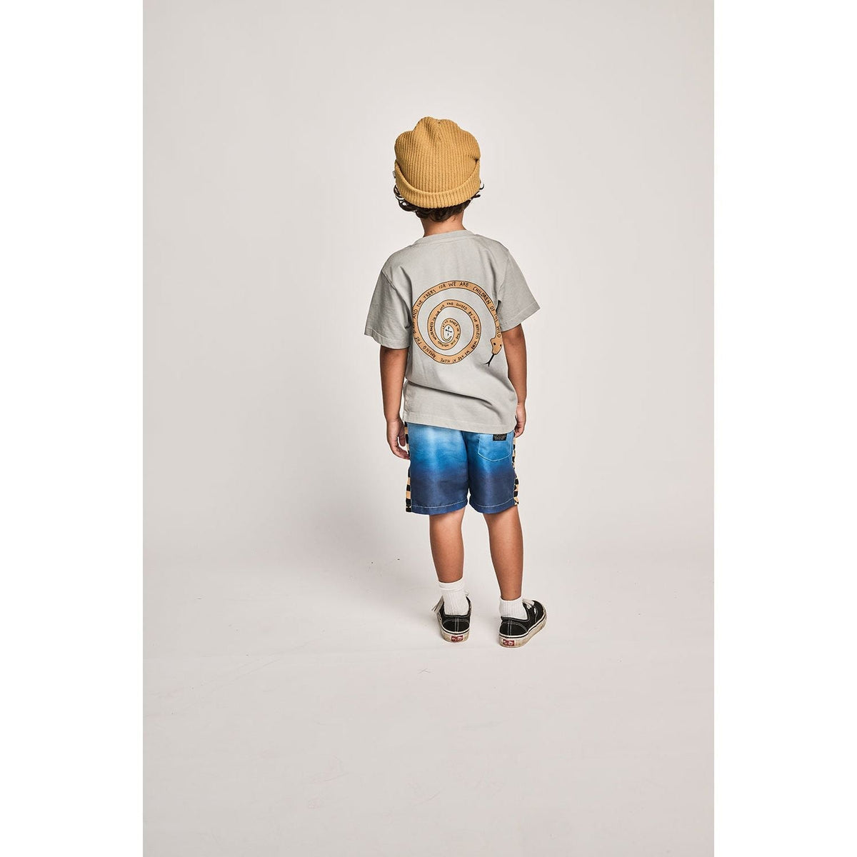 Wrapdyecheck Bshort - Blue Grad