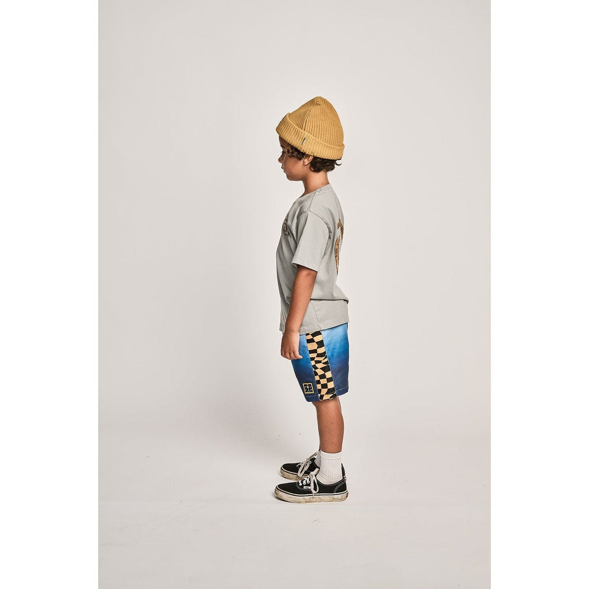 Wrapdyecheck Bshort - Blue Grad