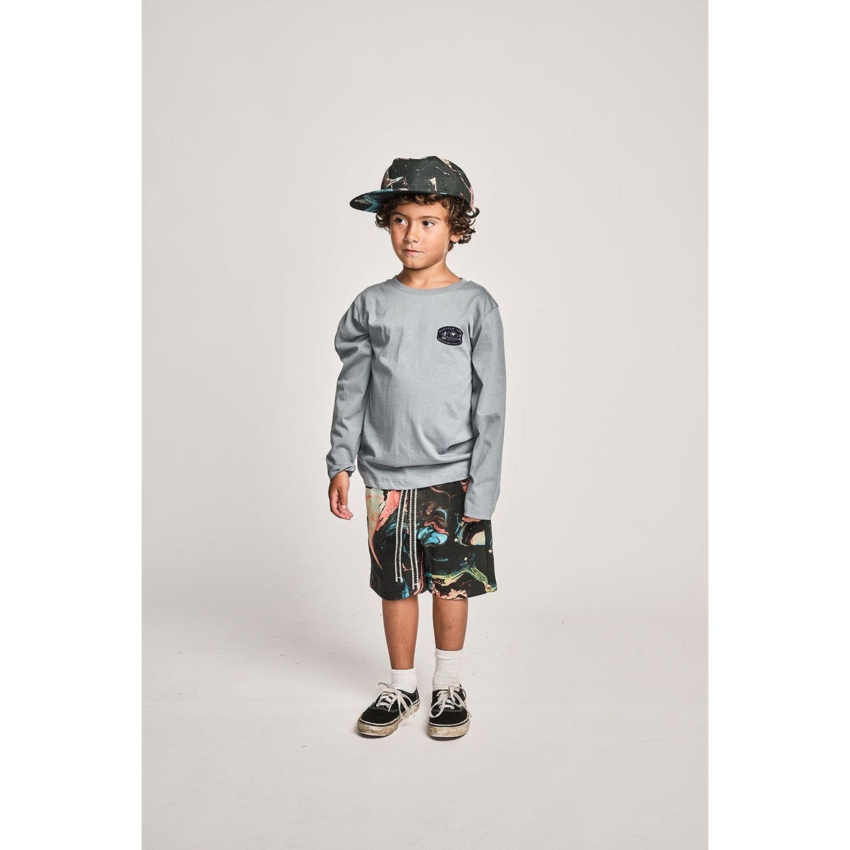 Slicker Cap - Blk Swirl