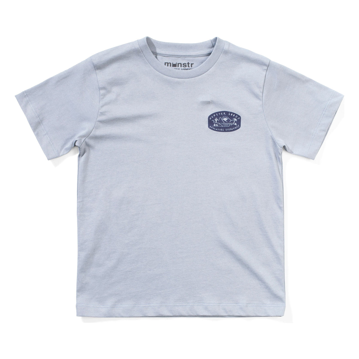 Palmlife Ss Tee - Mid Blue