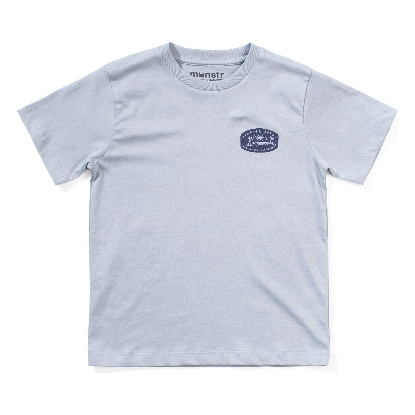 Palmlife Ss Tee - Mid Blue