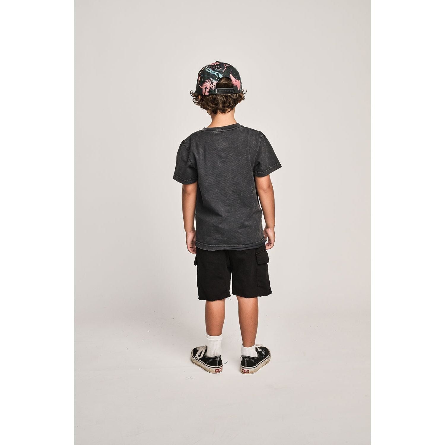 Mnstr Plain Ss Tee - Washed Blk
