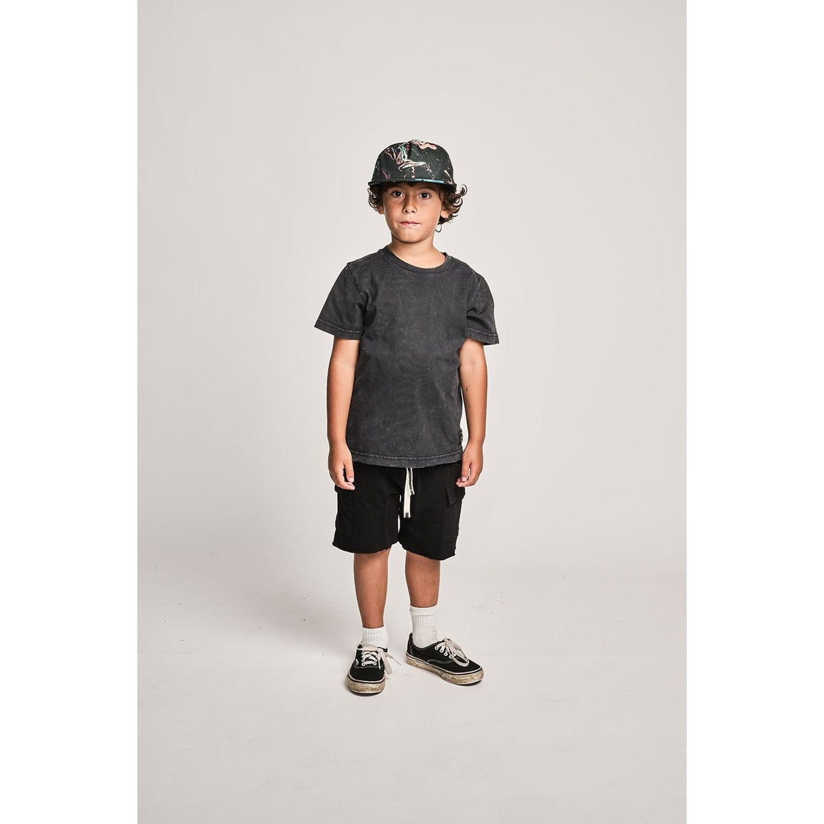 Mnstr Plain Ss Tee - Washed Blk