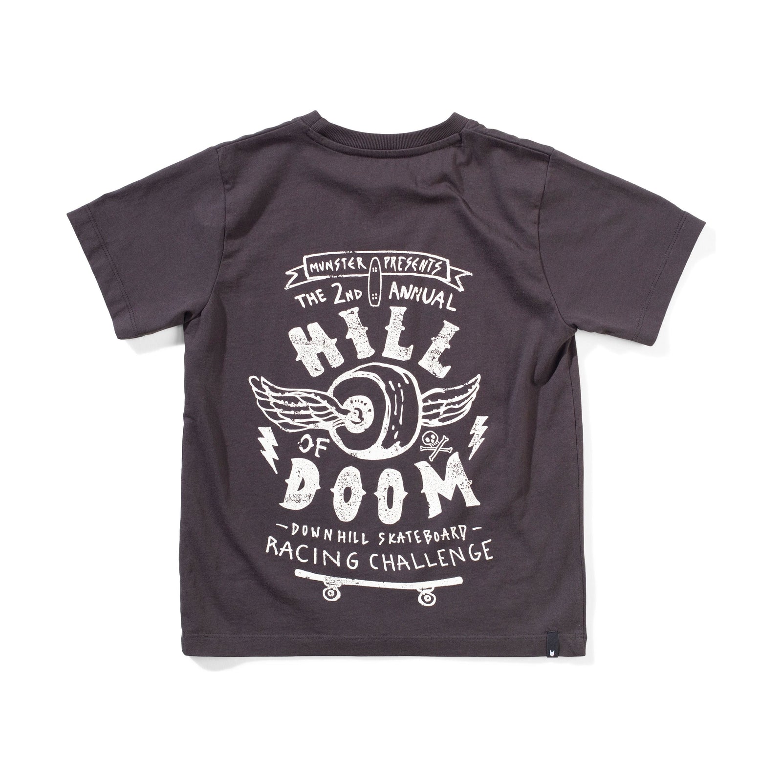 Doom Hill Ss Tee - Soft Black