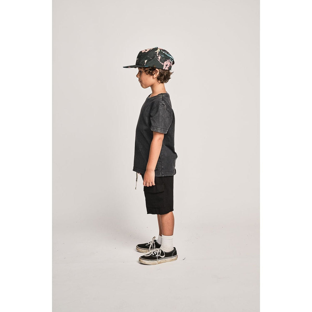 Fave Cargo Short - Washed Black