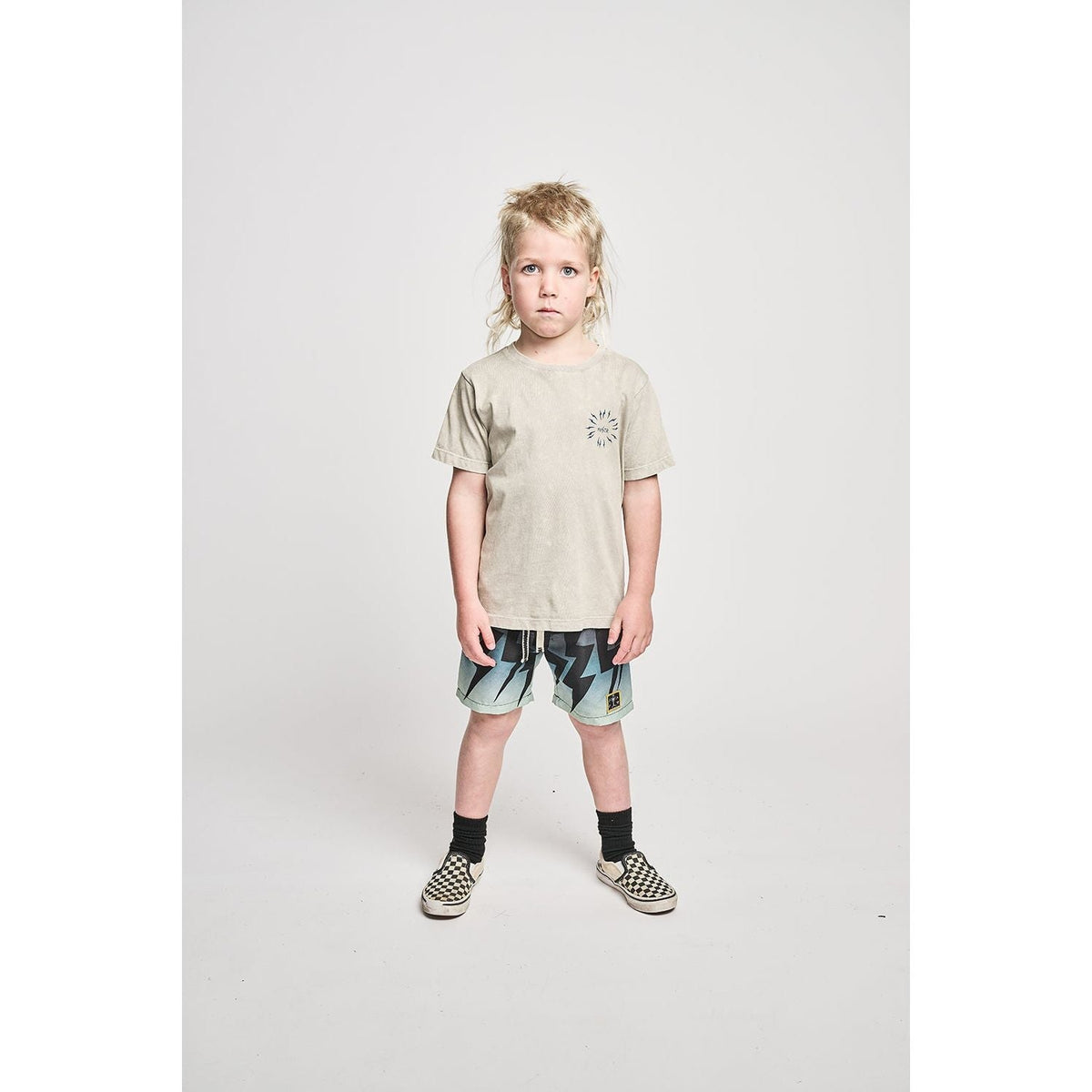 Lightning Board Short- Black/Green