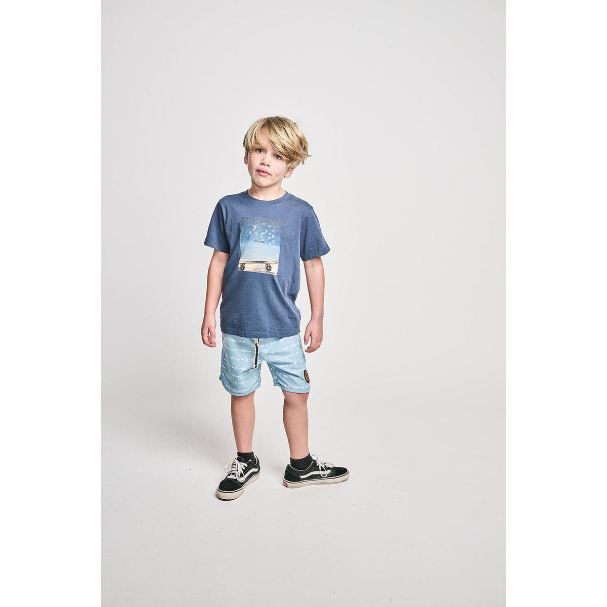 Bubbles Tee - Dk Denim