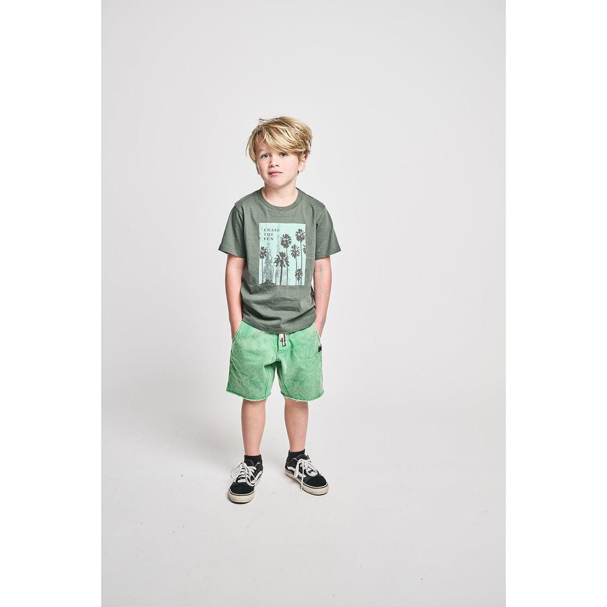 Acidrain Short - Acid Green