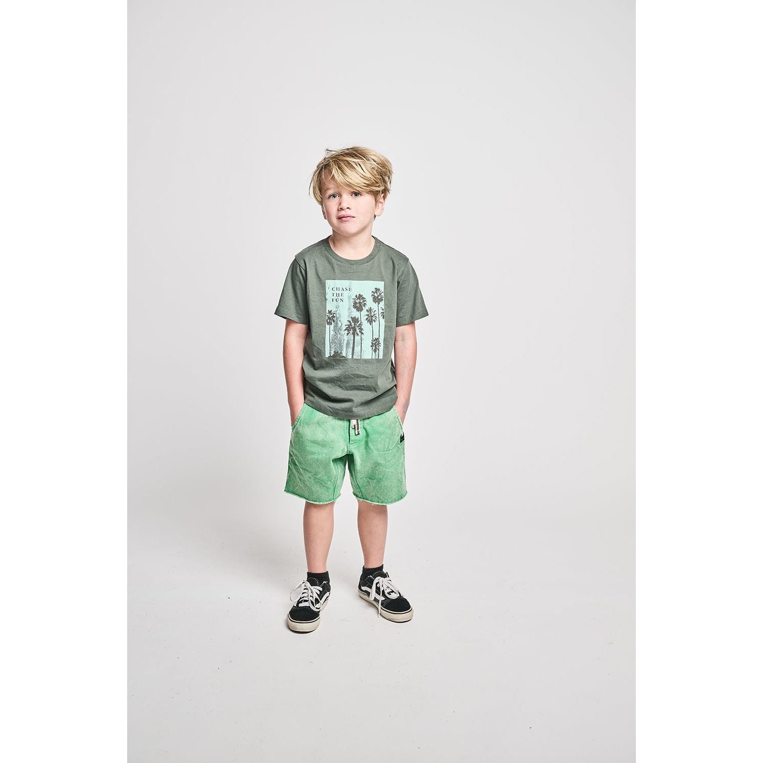 Acidrain Short - Acid Green