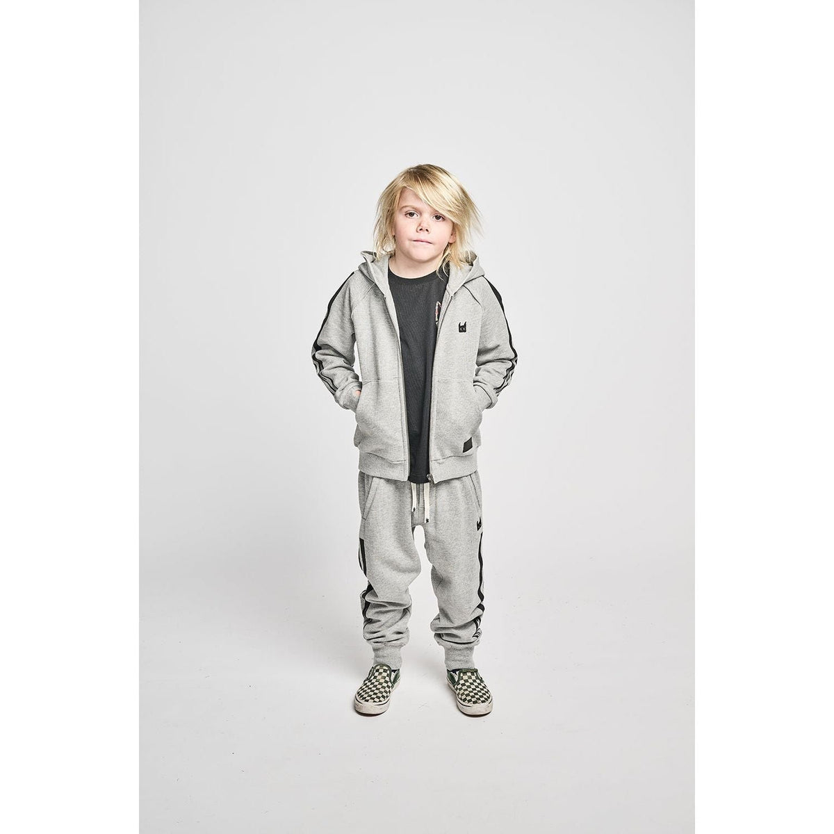 Mundas Zip - Grey Marle