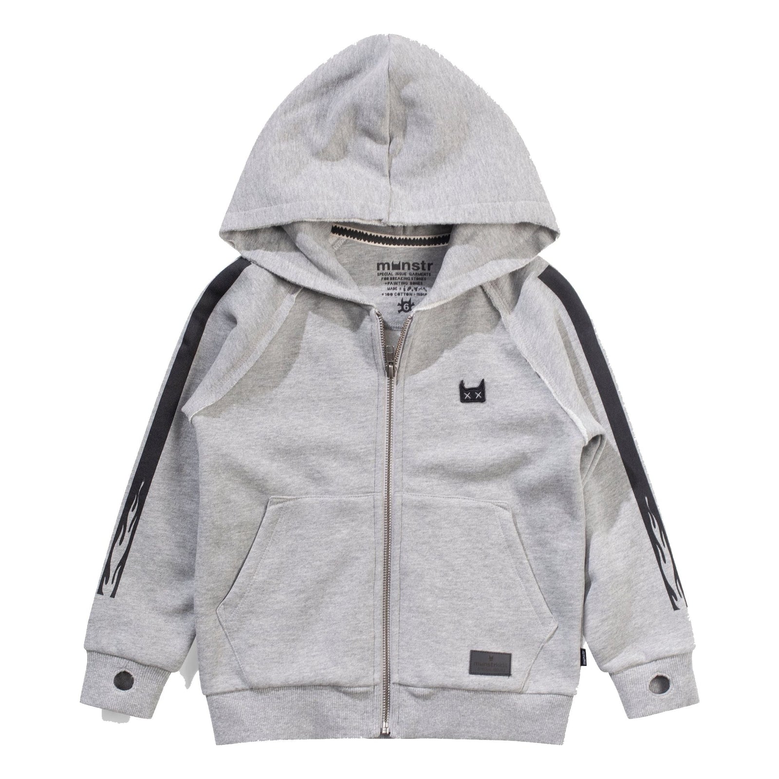 Mundas Zip - Grey Marle