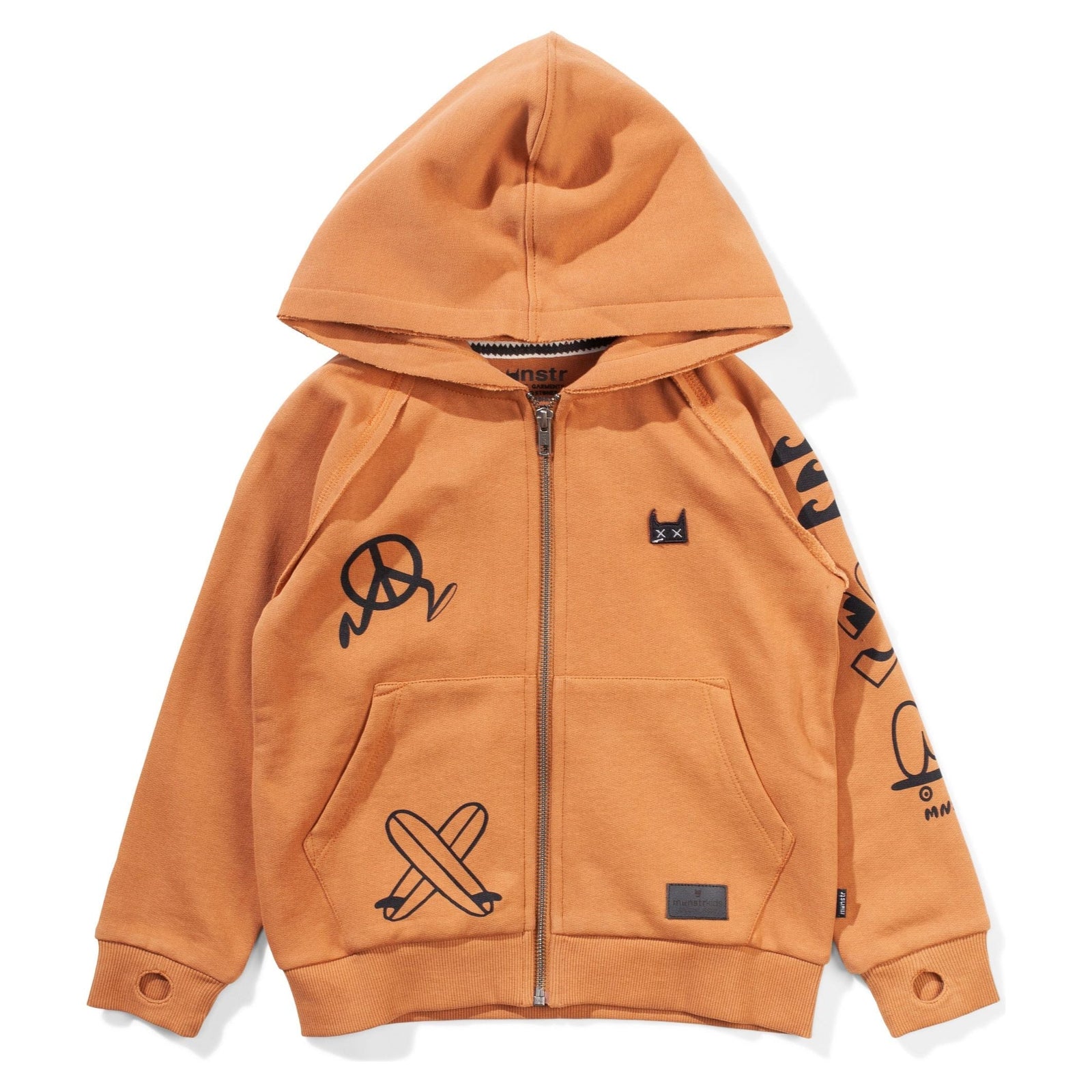 Icon Patch Hoodk - Almond