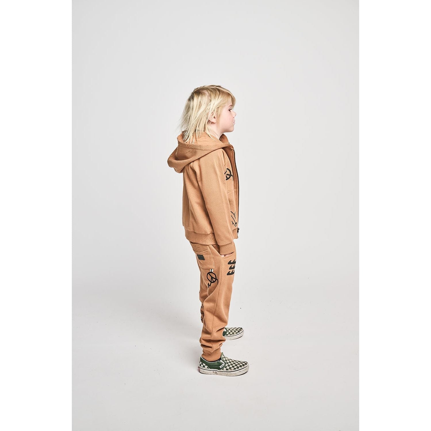 Icon Patch Hoodk - Almond
