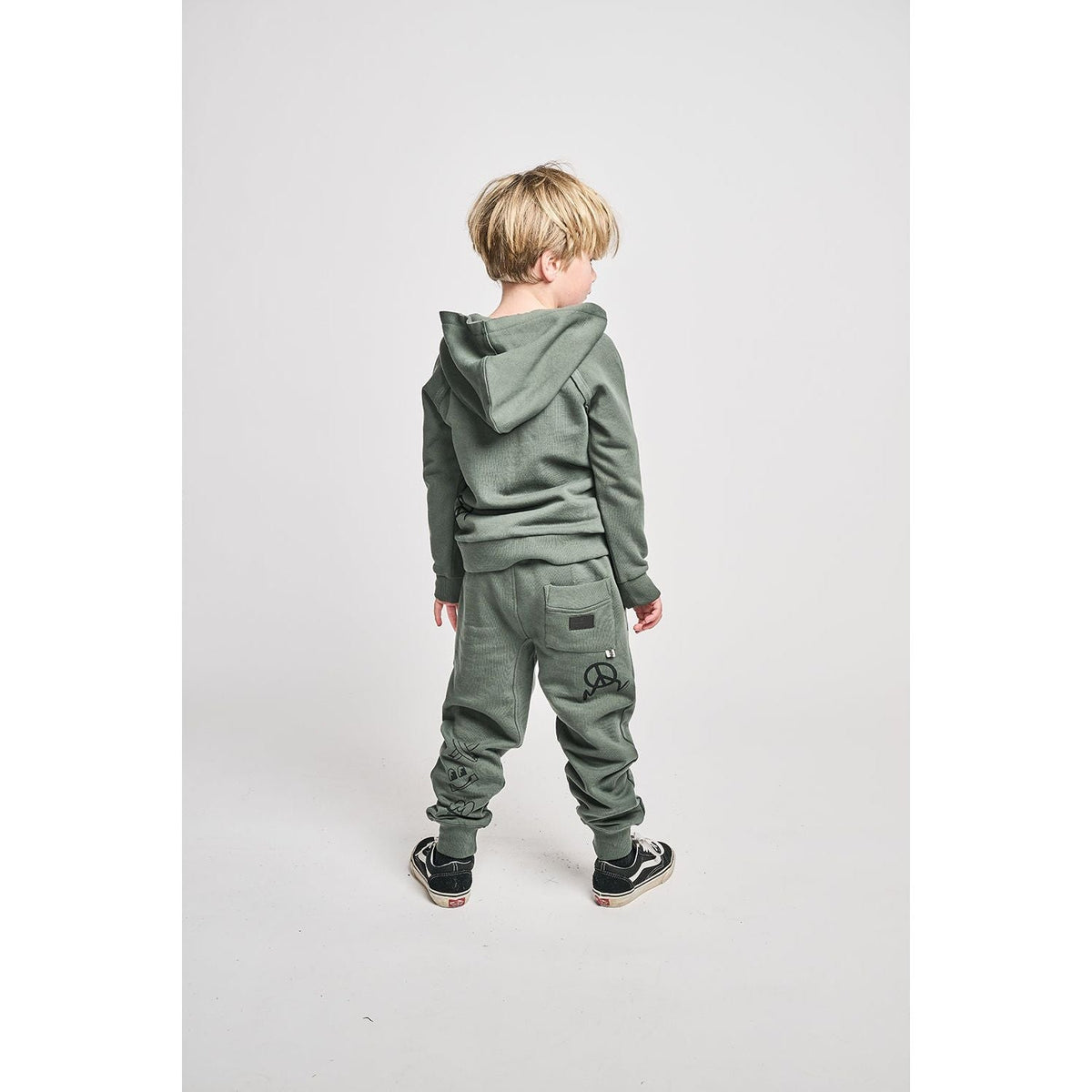 Icon Patch Hoodk - Ocean Green