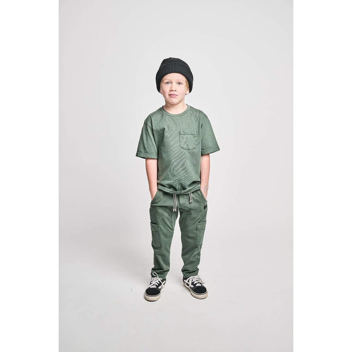 Loosk Pant - Washed Ocean Green