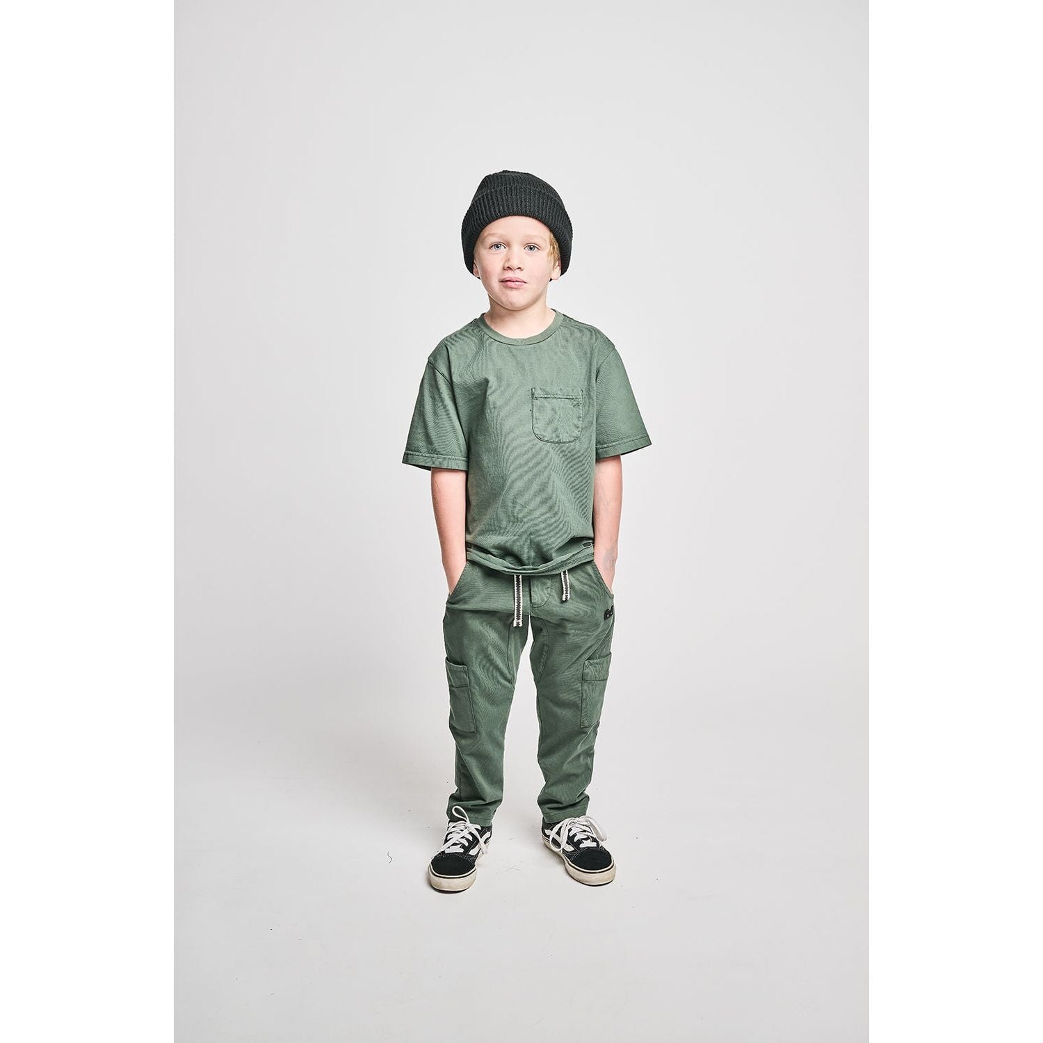 Loosk Pant - Washed Ocean Green