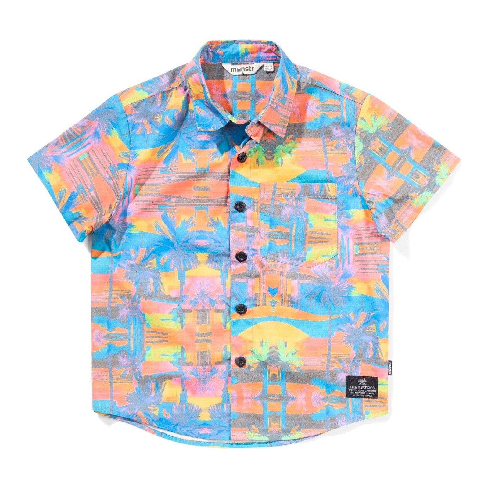 Crazypines Shirt - Fluro Palm