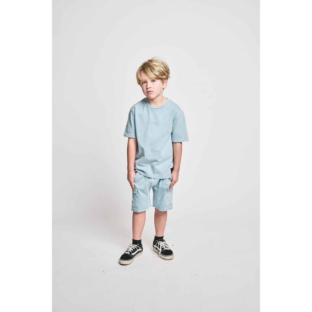 Bento Box Tee - Mineral Skk Blue